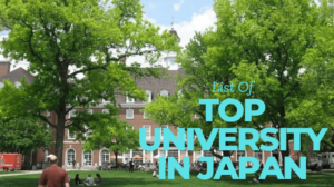 List Of Top University In Japan